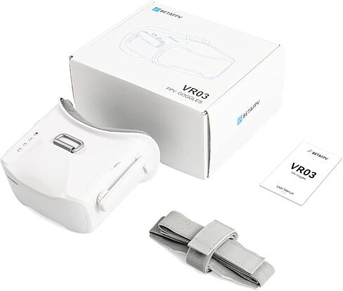 بيتا اف ابي اف نظارات VR 03 FPV مع وظيفة DVR هوائي قابل للاستبدال 5.8G 48CH 4.3 انش 800 × 480px HD LCD NTSC/PAL يدعم إعادة التسجيل متوافق مع طائرة سباق منظور الشخص الاول مثل طائرات سيتوس ميتيور in Kuwait