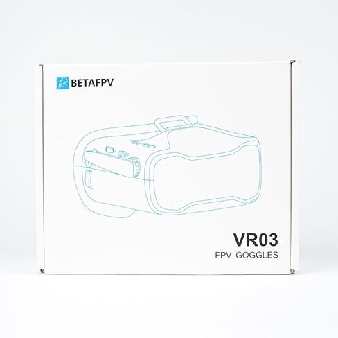 بيتا اف ابي اف نظارات VR 03 FPV مع وظيفة DVR هوائي قابل للاستبدال 5.8G 48CH 4.3 انش 800 × 480px HD LCD NTSC/PAL يدعم إعادة التسجيل متوافق مع طائرة سباق منظور الشخص الاول مثل طائرات سيتوس ميتيور in Kuwait
