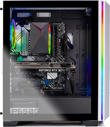 Skytech Chronos Gaming PC Desktop - AMD Ryzen 7 2700X, NVIDIA RTX 2070 Super 8GB, 16GB DDR4 (2X 8GB), 1TB SSD, 650 Watt Gold in Saudi Arabia