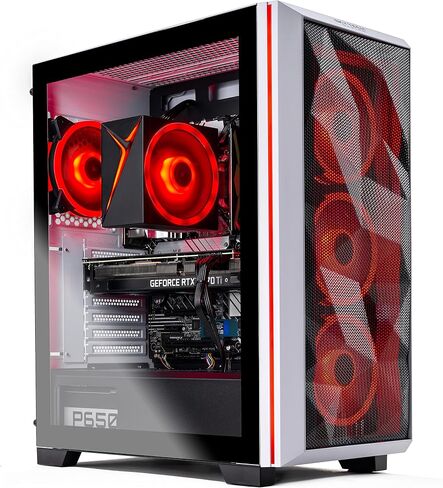 Skytech Chronos Gaming PC Desktop - AMD Ryzen 7 2700X, NVIDIA RTX 2070 Super 8GB, 16GB DDR4 (2X 8GB), 1TB SSD, 650 Watt Gold in Saudi Arabia
