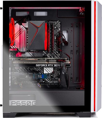 Skytech Chronos Gaming PC Desktop - AMD Ryzen 7 2700X, NVIDIA RTX 2070 Super 8GB, 16GB DDR4 (2X 8GB), 1TB SSD, 650 Watt Gold in Saudi Arabia