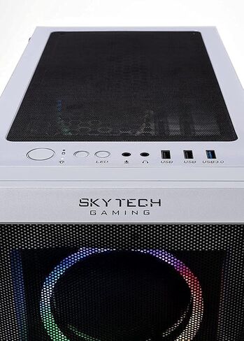 Skytech Chronos Gaming PC Desktop - AMD Ryzen 7 2700X, NVIDIA RTX 2070 Super 8GB, 16GB DDR4 (2X 8GB), 1TB SSD, 650 Watt Gold in Saudi Arabia