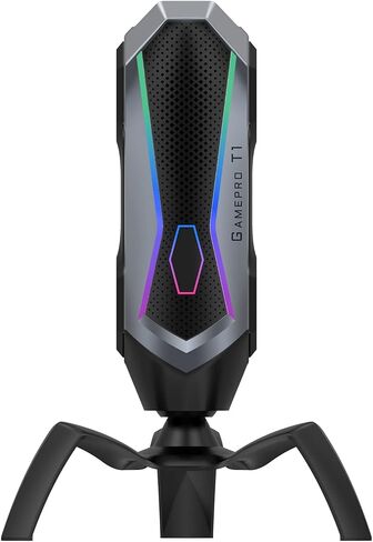 HIIRII USB Microphone, Computer Gaming Microphone for PC Recording, Streaming,Podcast,USB Gaming Mic Campatible with Desktop Laptop,Gamepro-T1 in Saudi Arabia