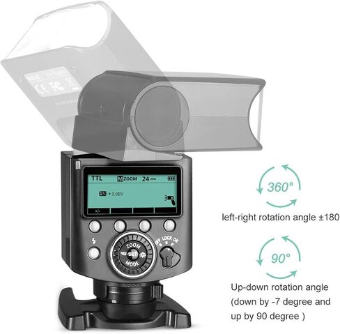 فلاش كاميرا Meike MK420N TTL بطارية ليثيوم أيون Speedlite مع شاشة LCD متوافقة مع Nikon D850 D810 D3400 D3300 D3500 Z6 Z7 وكاميرات DSLR الأخرى + بطارية ليثيوم + موزع + شاحن بطارية in Kuwait