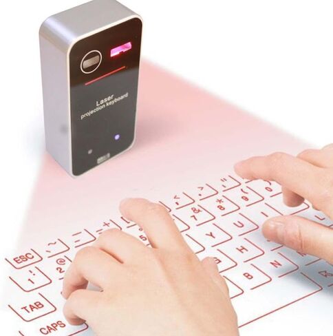 AGS Wireless Laser Projection Bluetooth Virtual Keyboard for Iphone, Ipad, Smartphone and Tablets in Saudi Arabia