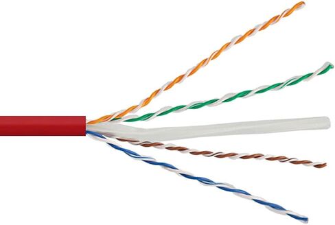 كابل إيثرنت NavePoint CAT5e، UTP، تصنيف CMP الكامل، رمادي، 1000 قدم in Kuwait