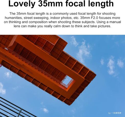 7 artisans 35mm F2.0 Full Frame Classic Human Focus Lens Compatible for Leica M-Mount Cameras Like Leica M-M Leica M240 Leica M3 Leica M6 Leica M7 Leica M8 Leica M9 Leica M9p Leica M10 New Version in Saudi Arabia