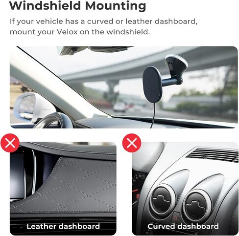 iOttie Velox Magnetic Wireless Charging Air Vent Car Phone Mount. Compatible with MagSafe iPhones including iPhone 12/13/14/15 Series (Car Charger Included) in Kuwait