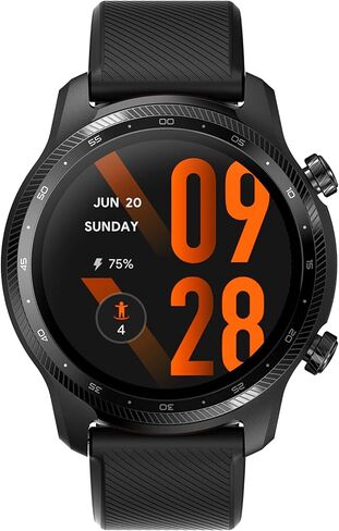 Ticwatch Pro 3 Ultra GPS Smartwatch Qualcomm SDW4100 and Mobvoi Dual Processor System Wear OS Smart Watch for Men Blood Oxygen Fatigue Assessment 3-45 Days Battery NFC Mic Speaker in Kuwait
