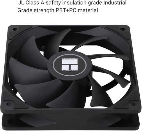 ثيرمال رايت مروحة تبريد لوحدة المعالجة المركزية TL-C12C مقاس 120 ملم، مروحة كمبيوتر صامتة بي دبليو ام 4 دبابيس مع محمل S-FDB متضمن، مروحة تبريد تصل الى 1550 دورة في الدقيقة in Saudi Arabia