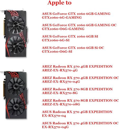 Cavabien 88MM FDC10U12S9-C 12V 0.45A GPU مروحة تبريد بطاقة الجرافيك ASUS GTX 1060 1070Ti GTX1060 GTX1070Ti RX 470 RX 570 RX 580 RX470 RX570 RX580 Dual OC Graphics Card مروحة تبريد in Kuwait