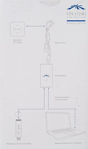 Ubiquiti Poe-15 15VDC 0.8A Output Power over Ethernet Adapter in Saudi Arabia