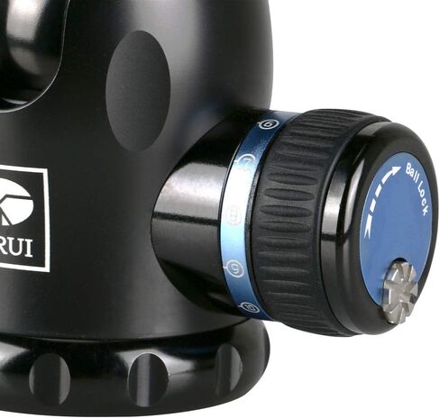 SIRUI AM-01 Aluminum Ball Head, Professional Tripod Head with Panorama Base，TY-50 Arca Quick Release Plate, Max Loading 44lbs/20kg (K-10X) in Saudi Arabia
