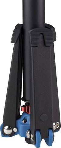 Benro A48FD Aluminum Video Monopod with S4PRO Fluid Head – 3-Leg Base, Smooth Pan/Tilt Motion, Sliding Quick-Release Plate & Travel-Friendly Support for Video Creators (A48FDS4PRO) in Saudi Arabia