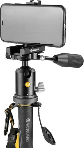 Vanguard VEO2SAM-234TBP50T Monopod with Tri-Stand Feet and VEO BP-50T Ball Head with Built-in Smartphone Holder in Kuwait