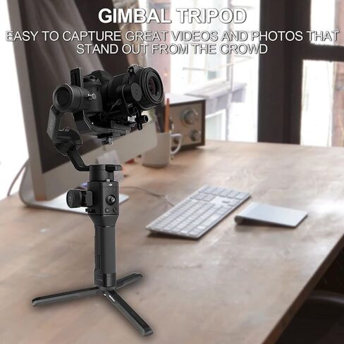 MINIFOCUS Camera Tripod, Desktop Tabletop Stand Compact Tripod with 1/4" Screw, Phone Tripod Stand for Gimbal Stabilizer Webcam Phone Holder Selfie Stick and All DSLR Cameras in Saudi Arabia