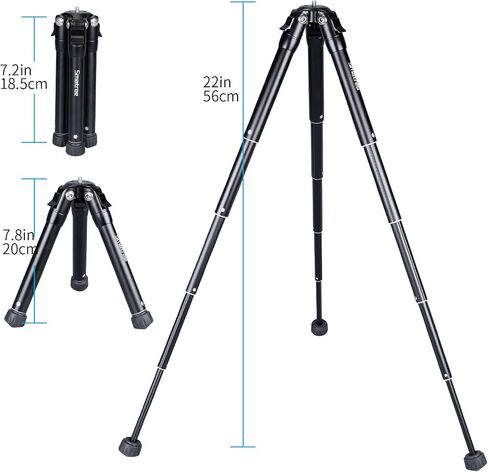 Smatree Metal Mini Tripod,Desktop Tabletop Stand Tripod | for GoPro Hero Camera/Osmo Mobile/hohem Gimbal Handle Grip Stabilizer/Smooth 4/Crane Plus/Crane 2/Vimble 2/Ronin-S Etc in Saudi Arabia