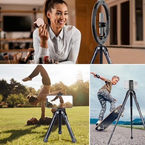 Smatree Metal Mini Tripod,Desktop Tabletop Stand Tripod | for GoPro Hero Camera/Osmo Mobile/hohem Gimbal Handle Grip Stabilizer/Smooth 4/Crane Plus/Crane 2/Vimble 2/Ronin-S Etc in Saudi Arabia