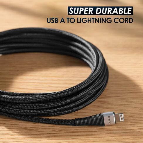 Extra Long iPhone Charger Cord 15FT [Apple MFi Certified] Lightning Cable in Kuwait