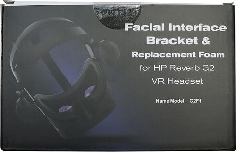 دعامة واجهة الوجه بمشبك مغناطيسي وغطاء وجه من الجلد الصناعي من ايه ام في ار بديل لجهاز اتش بي ريفيرب G2 V1/V2، مع ملحقات وسادة انف مضادة للتسرب in Kuwait
