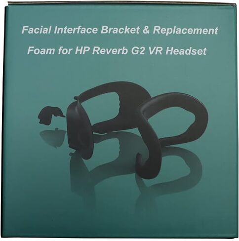 دعامة واجهة الوجه بمشبك مغناطيسي وغطاء وجه من الجلد الصناعي من ايه ام في ار بديل لجهاز اتش بي ريفيرب G2 V1/V2، مع ملحقات وسادة انف مضادة للتسرب in Kuwait