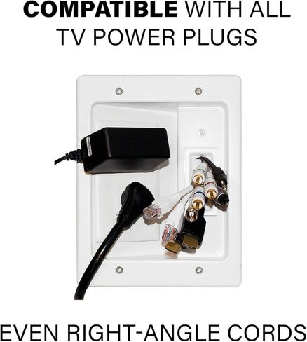 SANUS Ultimate in-Wall Cable Management Kit for Mounted TV & Soundbar - Includes Soundbar & TV Wire Management - Conceals Power, HDMI, Optical, and Low-Voltage Wires Behind Wall Model: WSIWPSB1 in Saudi Arabia