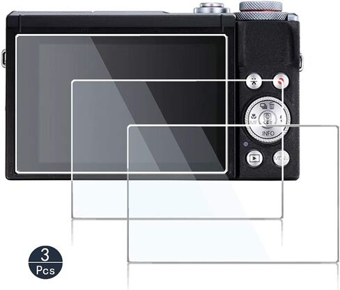 واقي شاشة ديبوس متوافق مع كاميرا كانون EOS M200 باور شوت G7 X Mark III G7X III رقمية، واقي من الزجاج المقاوم للخدش من كليرا الصلب للحماية من غشاء حماية (2 حزمة) in Saudi Arabia