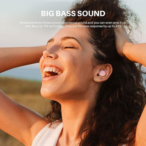 Tribit FlyBuds 3 Wireless Earbuds, 110H Playtime Bluetooth Headphones in Kuwait
