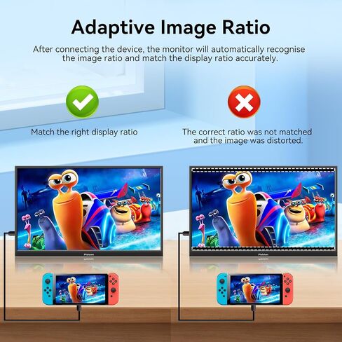 شاشة Pisichen المحمولة التي تعمل باللمس، شاشة لمس محمولة 16 بوصة 1920X1200P شاشة لمس محمولة HDMI USBC منفذ HDR IPS، 300cd/m2، شاشة خارجية لأجهزة الكمبيوتر المحمول والكمبيوتر والكمبيوتر Xbox in Kuwait