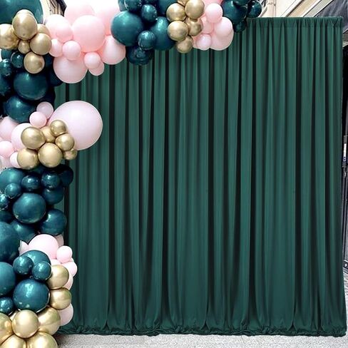 50ft x 10ft Ivory Backdrop Curtain for Wedding Ivory Wrinkle Free Backdrop Drapes Panels for Parties Baby Shower Bridal Shower Birthday Photo Photography Polyester Fabric Background Decoration in Saudi Arabia