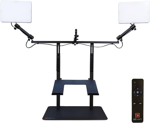 Altwork TruVue Webcam Lighting & Center Screen Webcam Mount with Desk Stand|LED Video Conferencing Lighting Adjustable Brightness, Color Temperature|for iMacs & Other Monitors Without VESA in Saudi Arabia