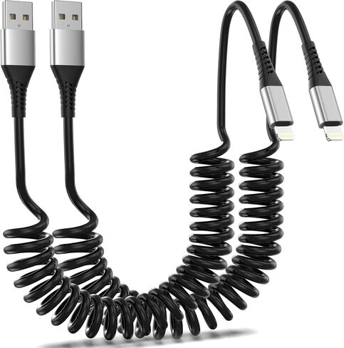 كابل شحن iPhone قصير 6 بوصات، 0.5 قدم 3 حزم USB A إلى سلك Lightning لمحطات الشحن السريع، [معتمد من MFi] شاحن Apple صغير مجدول لهاتف iPhone 14 13 12 11 Pro Max XR XS 8 SE وiPad Air Mini in Kuwait