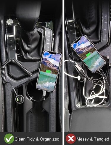 كابل شحن iPhone قصير 6 بوصات، 0.5 قدم 3 حزم USB A إلى سلك Lightning لمحطات الشحن السريع، [معتمد من MFi] شاحن Apple صغير مجدول لهاتف iPhone 14 13 12 11 Pro Max XR XS 8 SE وiPad Air Mini in Kuwait