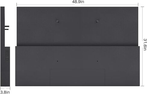 SYLVOX 55 Inch Outdoor TV 4K UHD Smart TV 6 Front Speakers 1000NIT High Bright Waterproof Android HDR TV Garden Series 2023, Gray in Saudi Arabia