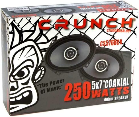 Crunch CS46CX CS Series Speakers (4" x 6", Coaxial, 250 Watts max) in Kuwait