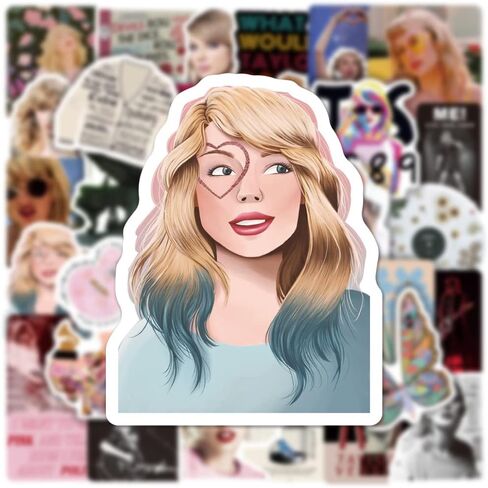 100 PCS Music Stickers,Adult Waterproof Vinyl Sticker for Teen Girl Water Bottle Laptop Phone Skateboard Bike Luggage Guitar in Kuwait