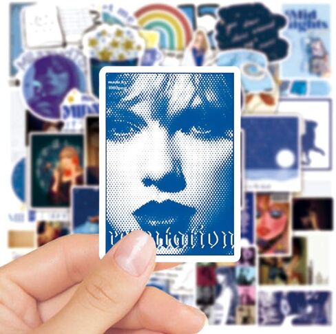 100 PCS Music Stickers,Adult Waterproof Vinyl Sticker for Teen Girl Water Bottle Laptop Phone Skateboard Bike Luggage Guitar in Kuwait