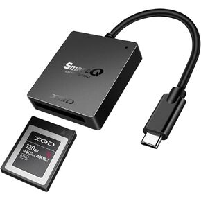 SmartQ C501C XQD Card Reader, Sony XQD Reader Compatible with Sony G/M Series USB Mark XQD Card, Lexar 2933x/1400x USB Mark XQD Card for Windows/Mac OS. USB 3.0 XQD Memory Card Reader (USB C) in Kuwait