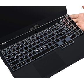 Keyboard Cover for Lenovo Legion Pro 5 5i 7 7i (Gen 8/9) 16" / Legion Pro 9i Gen 9 16/Legion 9 16IRX9/Legion Slim 7 7i(Gen9/Gen 8/7/6) 15.6, Legion 5 5i 5p 5pi 7i 15.6 17.3 / LOQ 15.6" 16"-Black in Kuwait