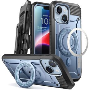 SUPCASE for iPhone 14 Plus Case with Screen Protector, Black in Kuwait