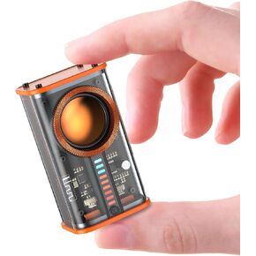 Portable Bluetooth Speaker with Lights, Transparent Wireless Mini Bluetooth Speaker with TWS, Perfect Small Speaker HD Sound and Bass for Office, Home, Shower, Room, Bike, Car (Black) in Kuwait