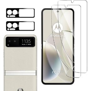 Suttkue for Motorola Moto G Stylus 5G 2023 Screen Protector with Camera Lens Protector, 9H Hardness Anti-Scratch Tempered Glass flim, Case Friendly, Anti-Fingerprint,Anti-Scratch (2+2 PACK)
