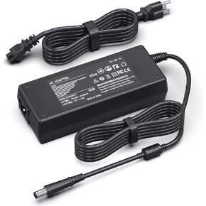 90W AC Adapter Power Cord for HP All-in-One Desktop 22-DD 24-DF 24-DP 22-B 20-B 23-Q 24-F 24-G Series, HP ProDesk 400 600 EliteDesk 800 Slimline 260 270 290, 19V 4.74A 7.4mm with 4.5mm Adapter Tip in Saudi Arabia