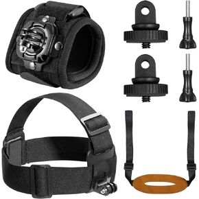 AKASO Action Camera Bike Kit Compatible for EK7000/EK7000 Pro/Brave 4/Brave 4 Pro/Brave 7 LE/Brave 7/Brave 8/V50X/V50 Pro/V50 Elite/GoPro Hero 11 10 9 8 7/DJI/Apexcam Action Camera