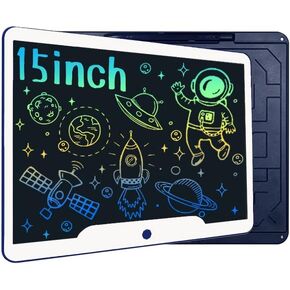 هدايا ألعاب للأطفال الصغار لعمر 2 3 4 5 6 سنوات من البنات والأولاد، جهاز لوحي للكتابة LCD ساطع مقاس 11 بوصة مع مغناطيسين، لوحة رسم للكتابة على الكمبيوتر اللوحي للأطفال، لوحة رسم رقمية للبالغين في المكتب