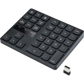namando Wireless Numeric Keypad, 2.4G Number Keypad Rechargeable Ultra-Silent External, 35-Keys Portable USB Numeric Pad for Laptop, Desktop, PC, Notebook in Saudi Arabia