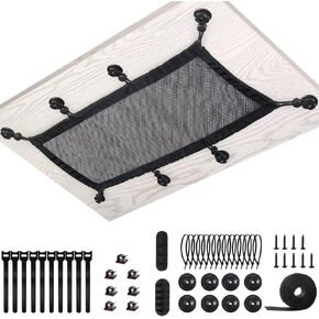 بيليتشتو منظم لتنظيم الكيبلات اسفل المكتب، منظم كيبلات شبكي لتنظيم الكابلات، منظم اسلاك بسعة كبيرة للمكتب وغرفة الكمبيوتر والمكتب القائم، اسود سهل التركيب in Kuwait