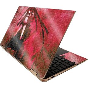 MightySkins Glossy Glitter Skin for HP Spectre x360 15" (2020) - Composition Book | Protective, Durable High-Gloss Glitter Finish | Easy to Apply, Remove, and Change Styles | Made in The USA in Kuwait