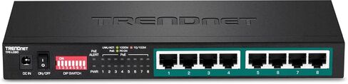 TRENDnet 8-Port Gigabit Long Range Poe+ Switch, TPE-LG80 in Kuwait