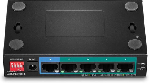 محول TRENDnet 8-Port Gigabit طويل المدى Poe+، TPE-LG80، ميزانية Poe 65 وات، محول إيثرنت/شبكة، Poe+ طويل المدى يمتد نطاقًا يصل إلى 200 متر (656 قدمًا)، سعة تحويل 16 جيجابت في الثانية، حماية مدى الحياة in Saudi Arabia